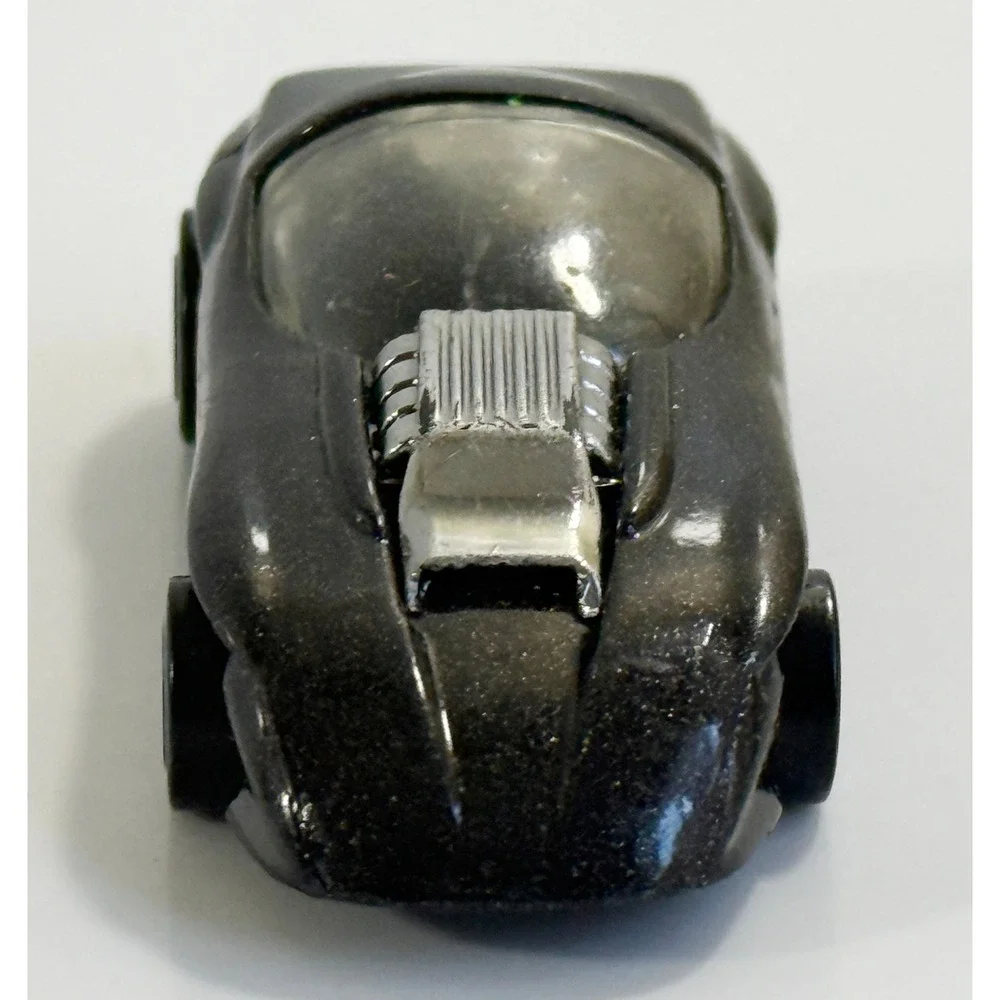 Hot Wheels Silver Bullet Kids 1:64 Black Glitter 1993‎ Mattel Malaysia Vintage